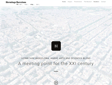 Tablet Screenshot of hermitagebcn.com